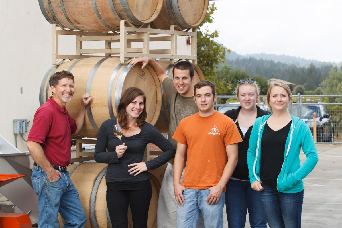 Shone Farm Winery Students