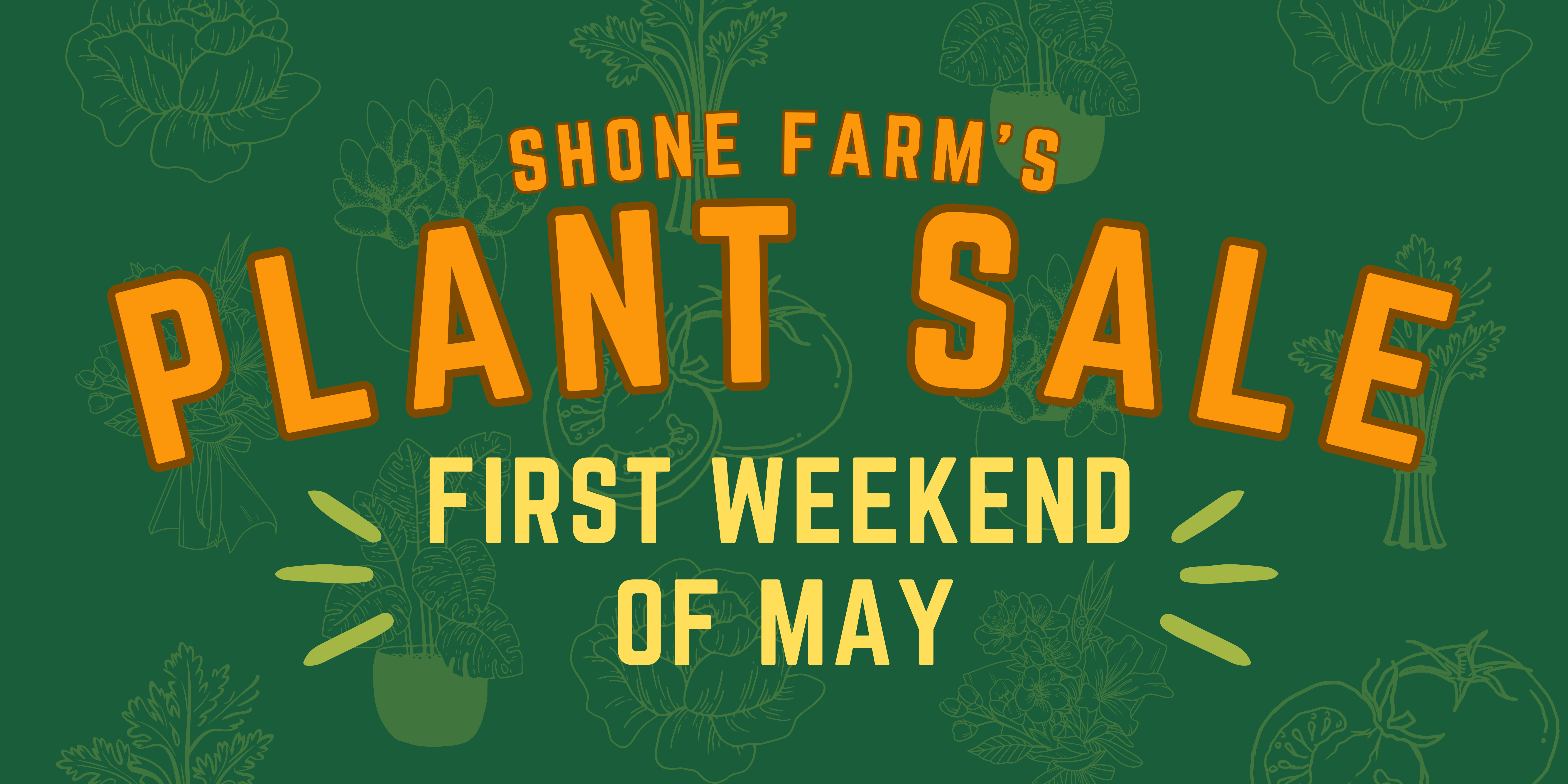 Plant Sale Banner