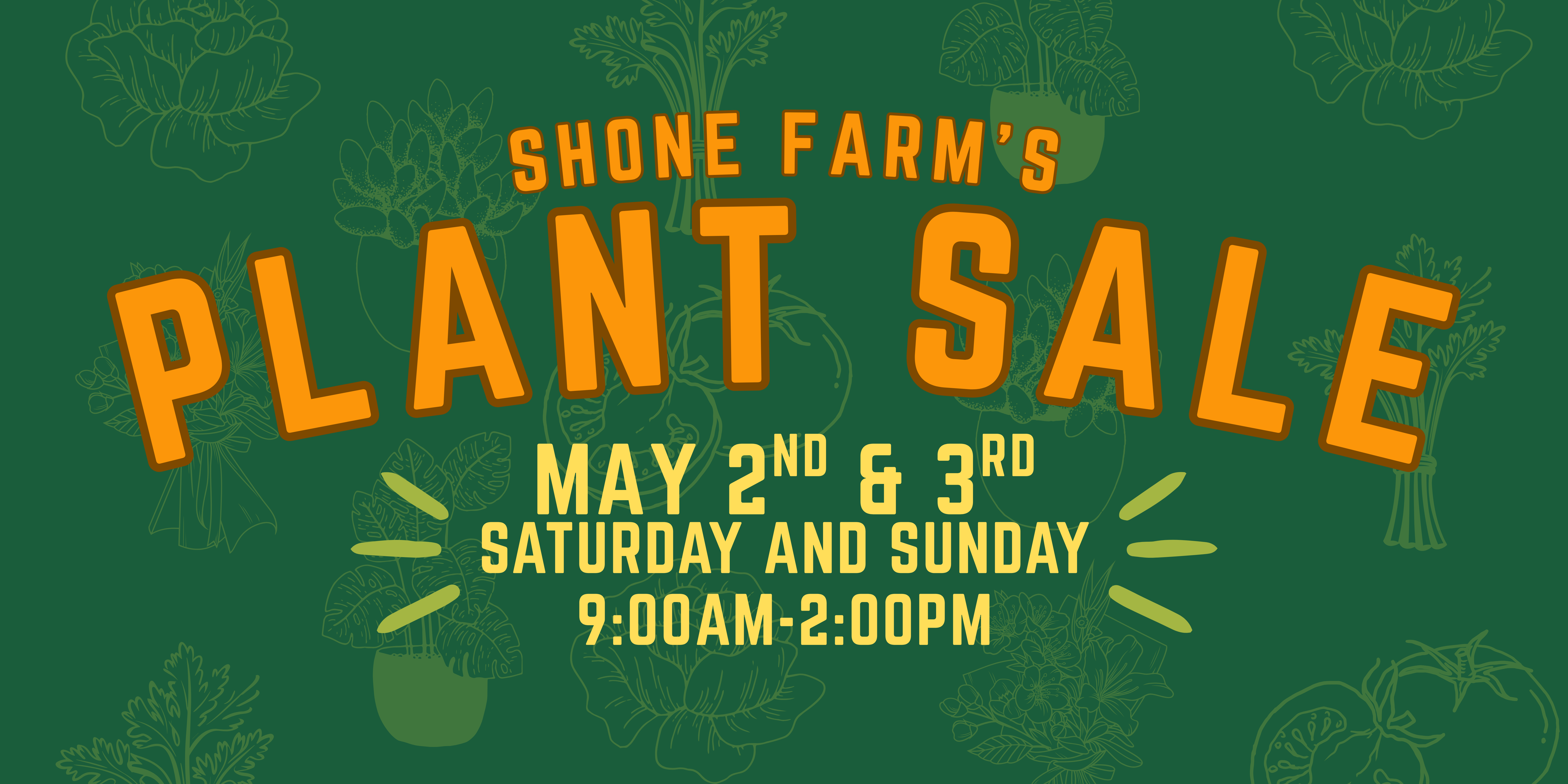Plant Sale Banner